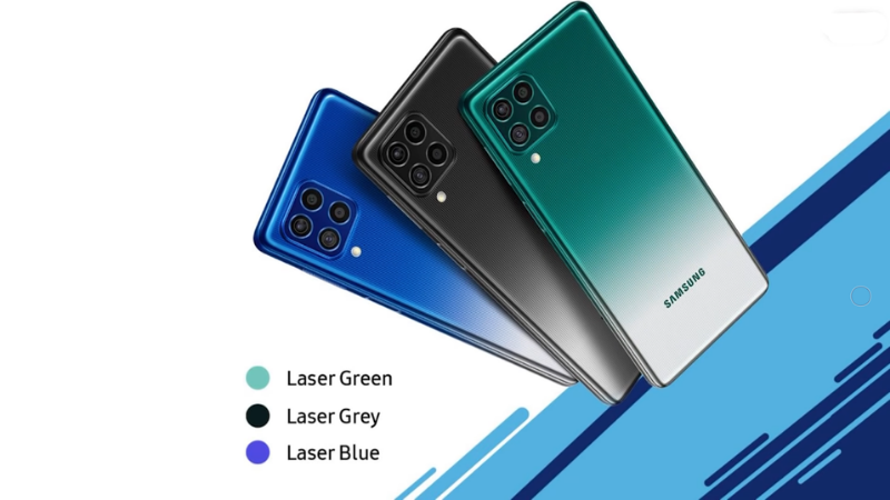 Các tùy chọn màu sắc của Samsung Galaxy F62. (Nguồn: Digit).