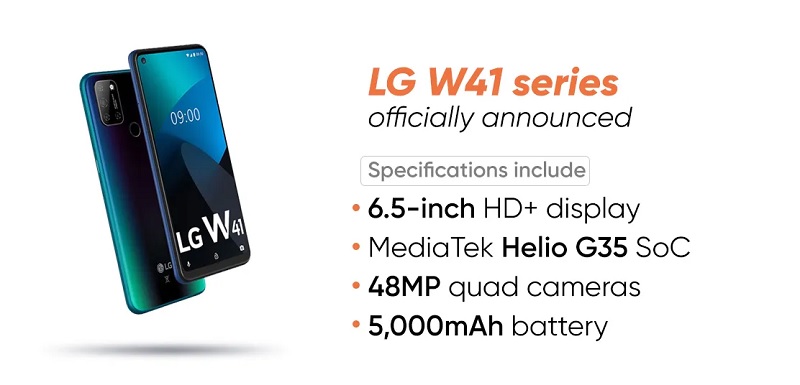 Cấu hình LG W41 series