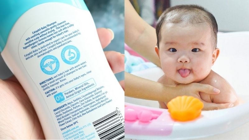 Dùng tắm gội Cetaphil Baby cho bé có an toàn không?