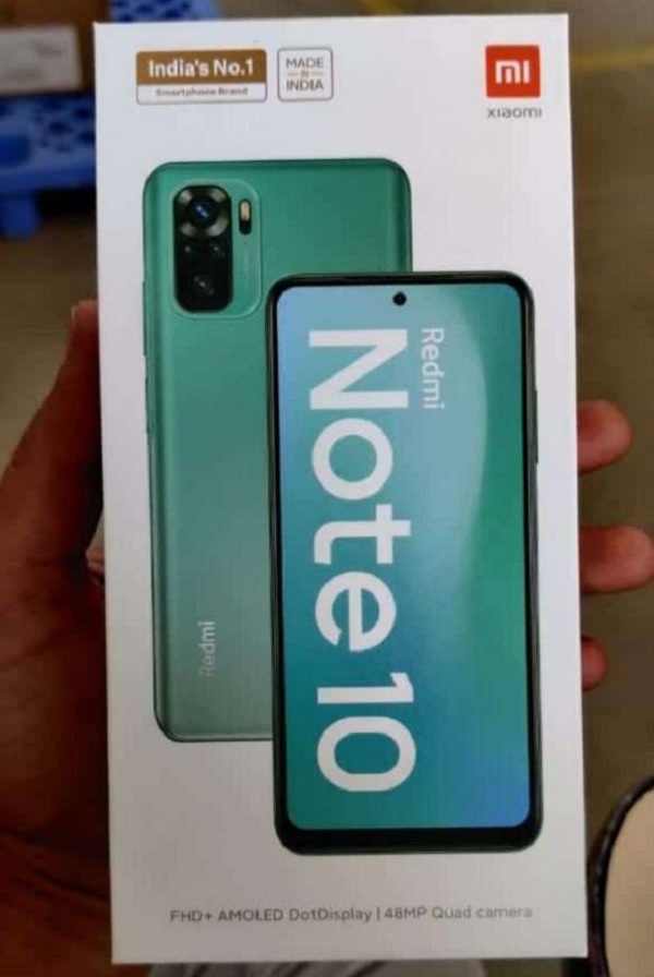 Hộp bán lẻ Redmi Note 10