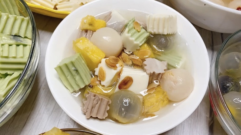 món chè khúc bạch không cần tới gelatin