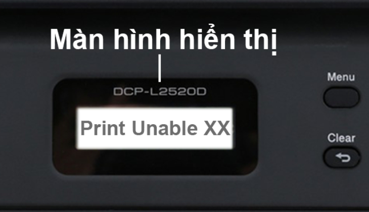 Lỗi Print Unable XX