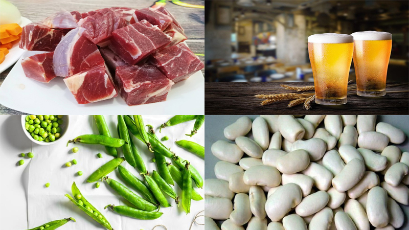 Nguyên liệu làm món bò nấu bia Nguyên liệu làm món bò nấu bia