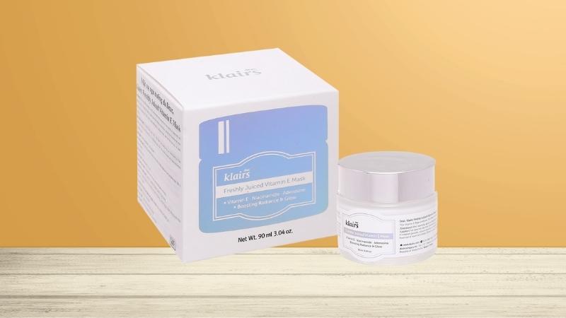 Mặt nạ ngủ Dear, Klairs Klairs Freshly Juiced Vitamin E Mask dưỡng ẩm cho da 90ml