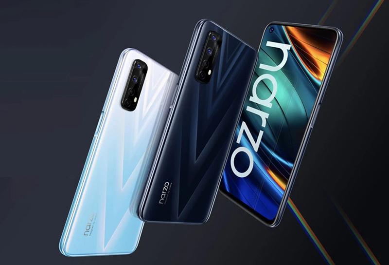 realme narzo 30 pro 5g Currently, the device has been launched in the Indian market with 6 GB + 64 GB version is 16,999 INR (about 5.4 million VND), while the 8 GB + 128 GB version is 19,999 INR (about 6.36 million VND).