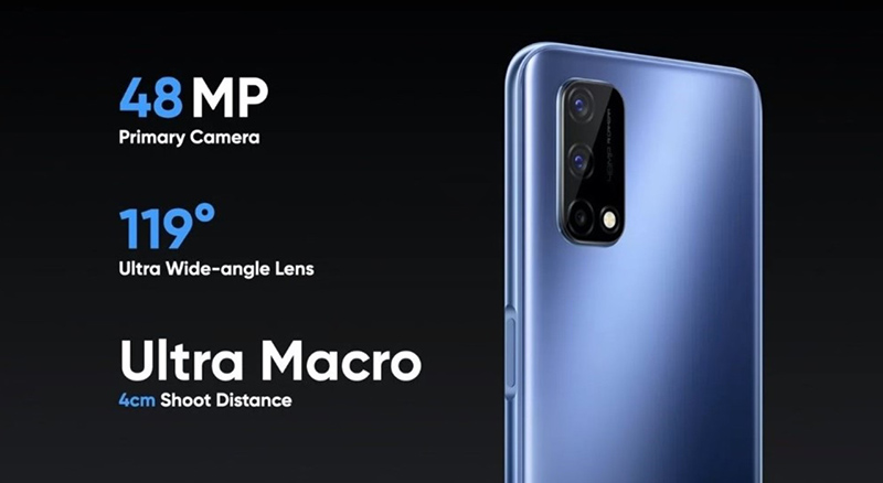 realme narzo 30 pro 5g Camera depth 2 MP.