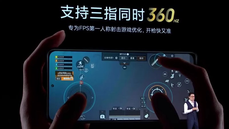 Redmi K40 cso màn hình tần số quét 360 Hz