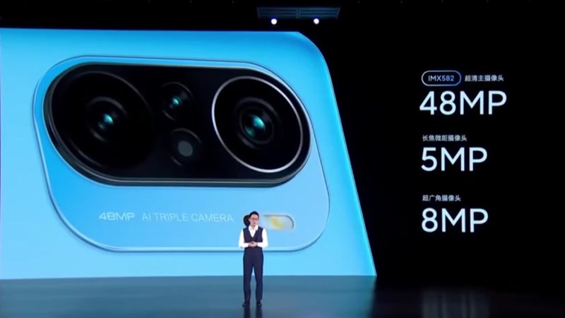 Cụm 3 camera của Redmi K40