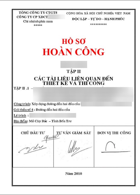 Hồ sơ hoàn công