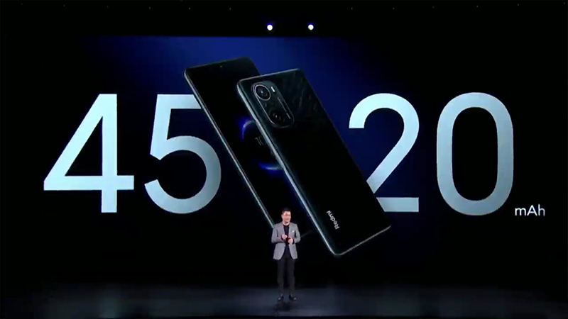 Xiaomi Redmi K40 Pro được trang bị viên pin 4.520 mAh và công nghệ sạc nhanh 33 W Xiaomi Redmi K40 Pro được trang bị viên pin 4.520 mAh và công nghệ sạc nhanh 33 W