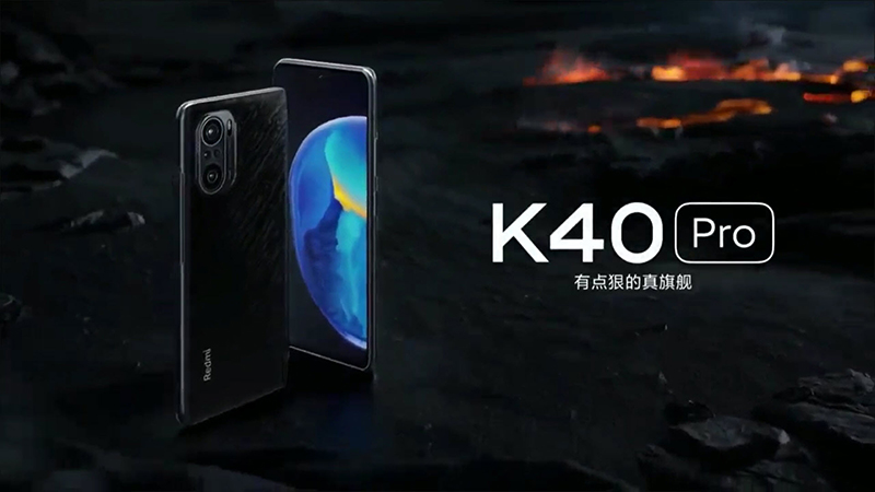Xiaomi Redmi K40 Pro có thiết kế mặt lưng ấn tượng