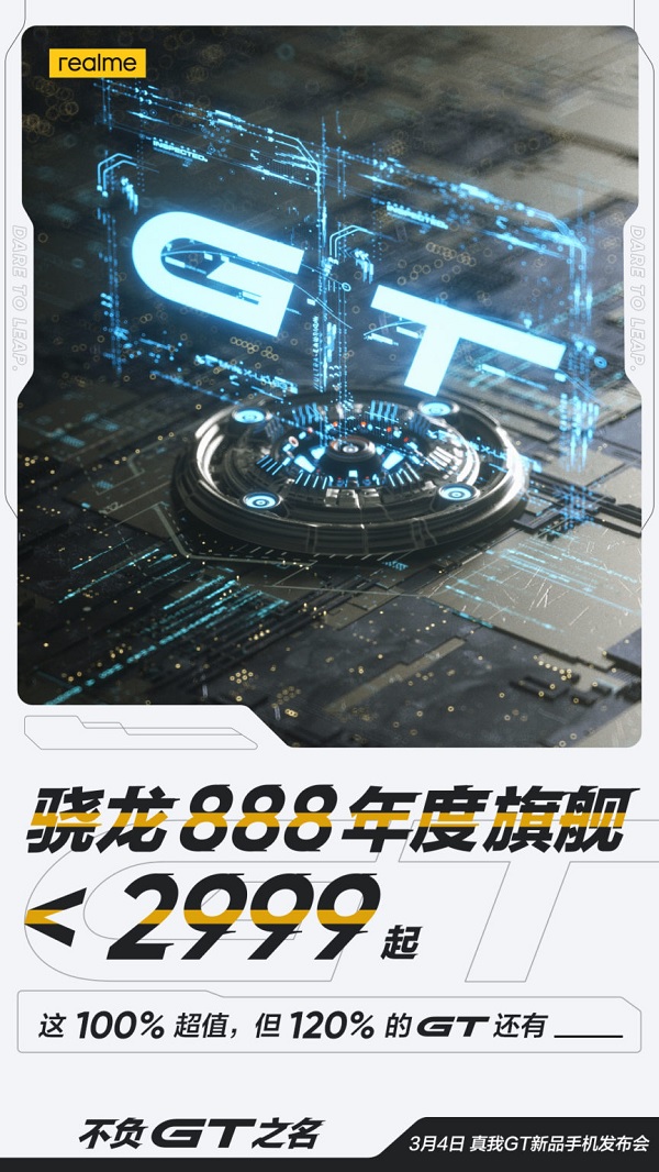 Poster Realme GT 5G Poster Realme GT 5G
