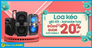 Loa kéo đồng giảm 20% - Giá tốt, hát Karaoke hay