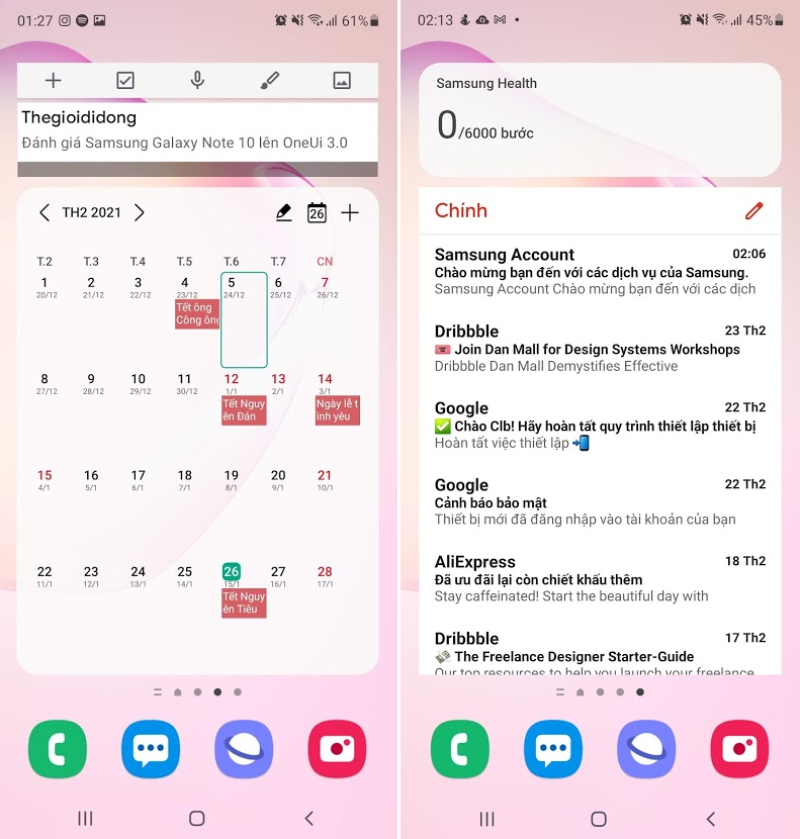 Với thêm Widget vào màn hình chính, bạn có thể tập trung vào những thông tin quan trọng rồi! Với thêm Widget vào màn hình chính, bạn có thể tập trung vào những thông tin quan trọng rồi!