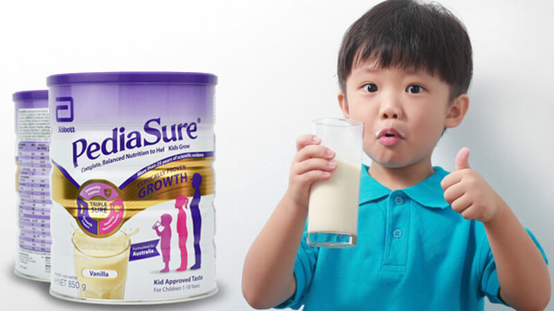 Sữa Pediasure dùng được cho trẻ từ 1 tuổi trở lên