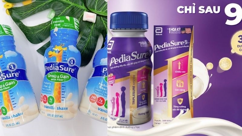 Các loại sữa Pediasure