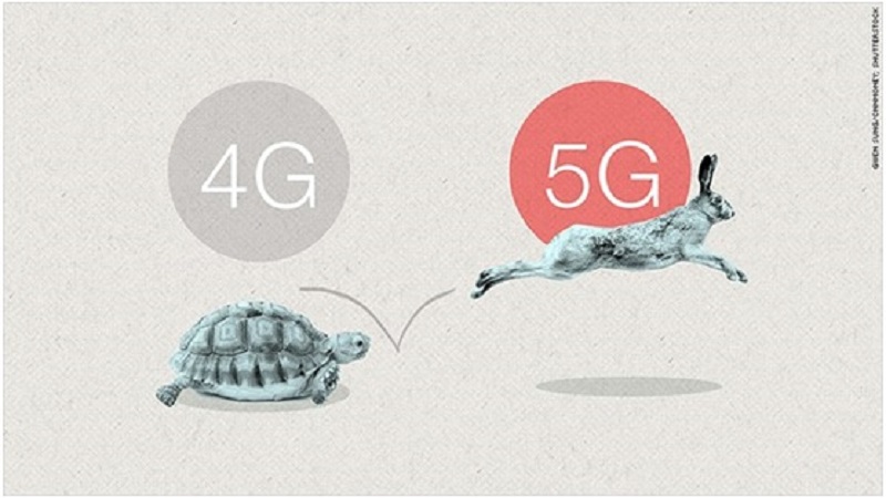 Một so sánh vui về tốc độ của mạng 5G so với 4G