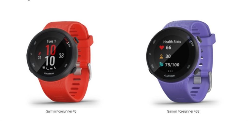 Hai chiếc đồng hồ được trao giải giá rẻ tốt nhất của nhà Garmin.