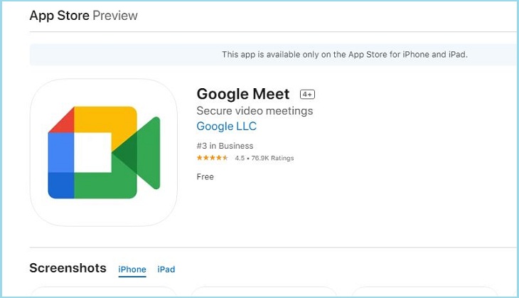 Tải Google Meet