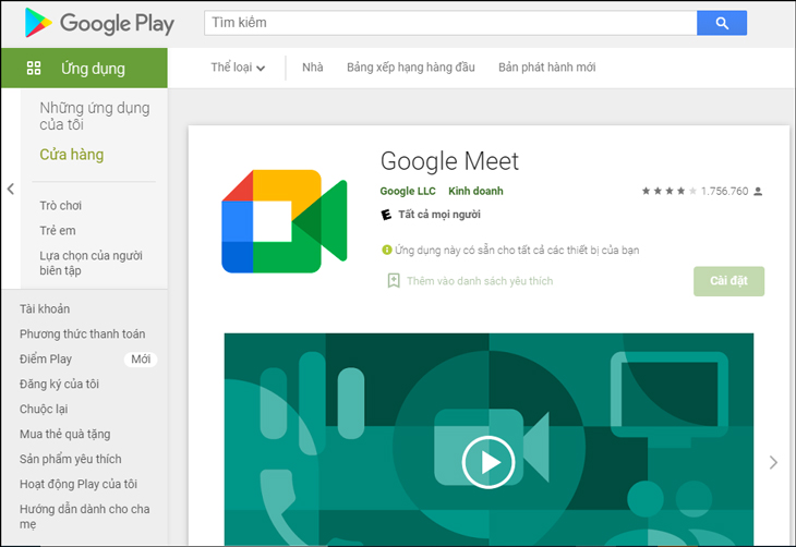 Google Meet: Nhờ Google Meet, bạn có thể kết nối với các đối tác và đồng nghiệp của mình bất cứ lúc nào và ở bất kỳ đâu. Với chất lượng hình ảnh và âm thanh tuyệt vời, Google Meet là một nền tảng họp trực tuyến hoàn hảo cho các doanh nghiệp và tổ chức.