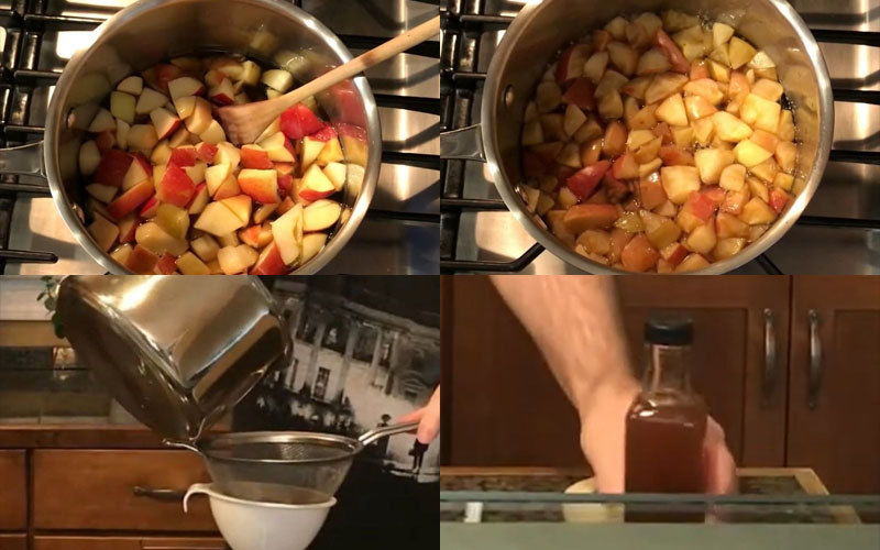 Cách làm siro táo