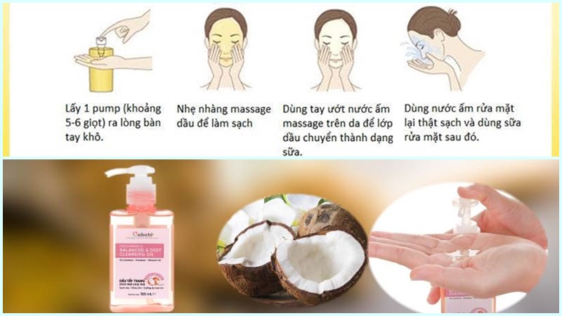 Dầu tẩy trang sạch sâu Coboté