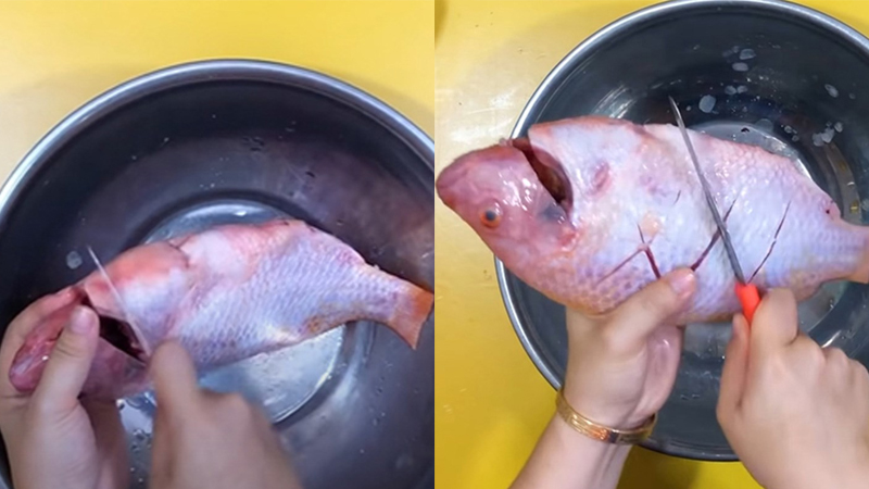 Cách thực hiện món cá diêu hồng nướng giấy bạc