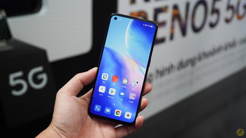 Điện thoại mỏng nhẹ hỗ trợ 5G - OPPO Reno5 5G