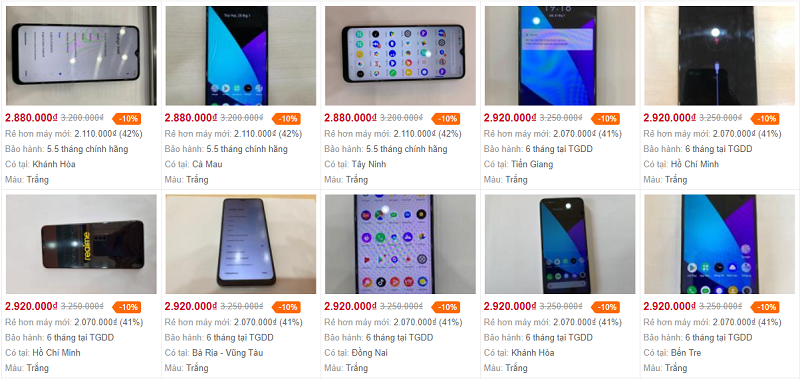 Realme 6i hàng đổi trả