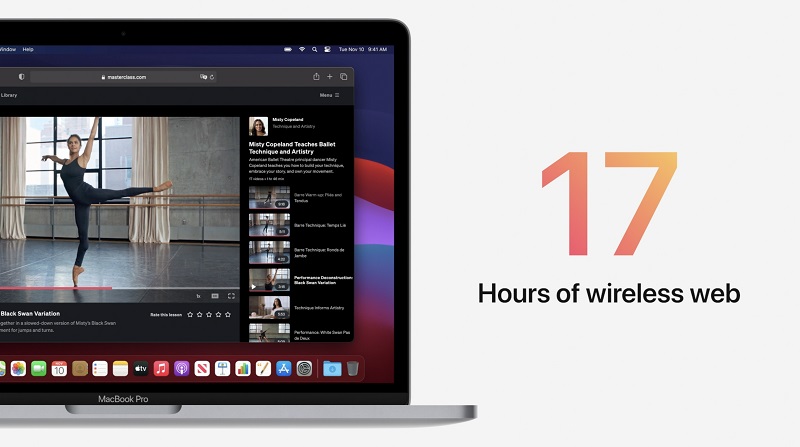 Macbook M1 có 1 thời lượng pin quá tốt