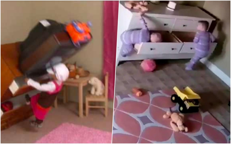 Kệ, tủ, giá sách cũng là nơi tiềm ẩn nguy cơ gây tai nạn cho trẻ