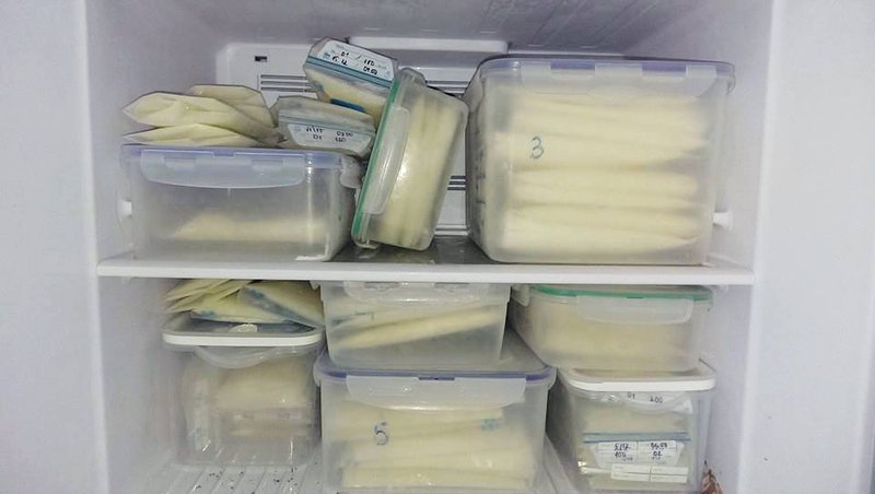 How to properly store breast milk in the freezer