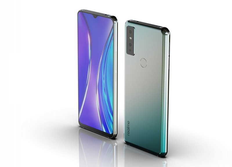Smartphone Realme bí ẩn lộ ảnh render sắc nét