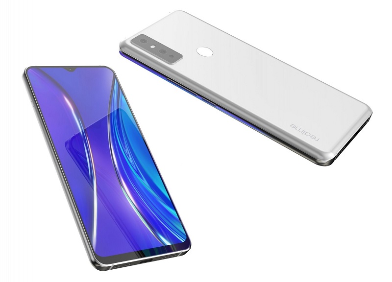 Smartphone Realme bí ẩn lộ ảnh render sắc nét