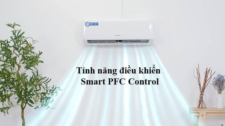 Công nghệ điều khiển Smart PFC Control trên máy lạnh Nagakawa giúp ổn định điện áp đầu vào