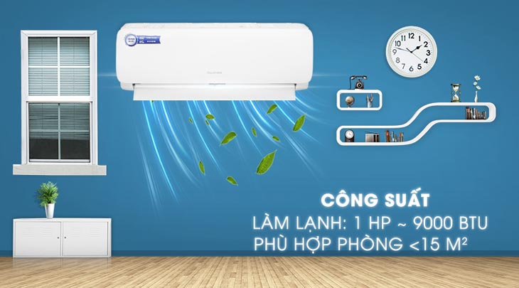 Máy lạnh Nagakawa 1HP NS-C09R2M09 có giá 7.690.000 đồng