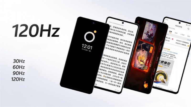 iQOO Neo5 sẽ được trang bị màn hình tần số quét 120 Hz