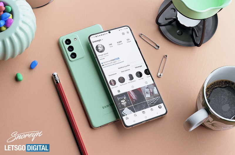 Galaxy S21 FE rò rỉ ảnh render Galaxy S21 FE rò rỉ ảnh render