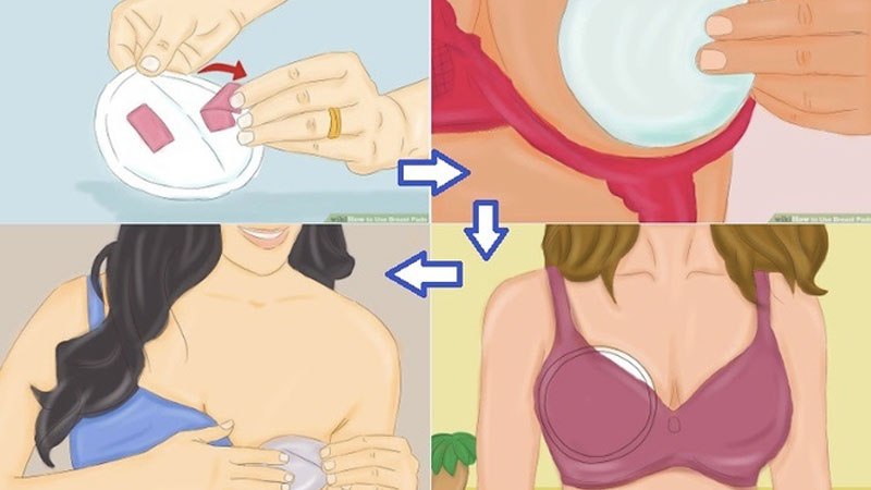 Cách sử dụng miếng lót thấm sữa