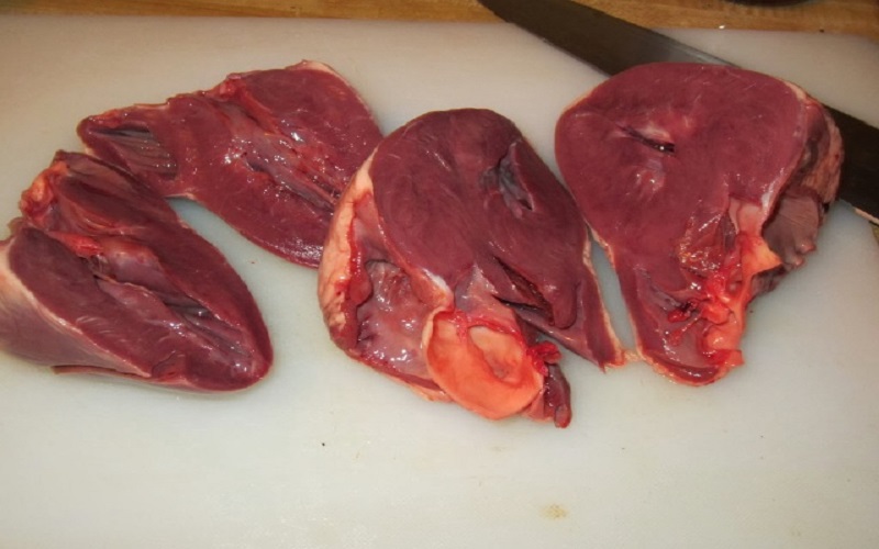 How to make pig’s heart clean without the fishy smell of blood