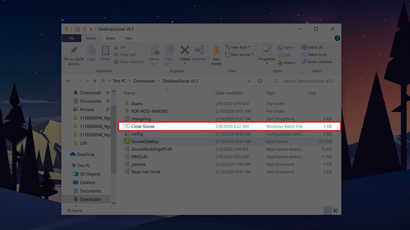 Desktop Goose bước 8