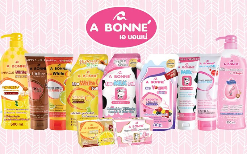 A Bonné là thương hiệu với các sản phẩm chăm sóc cơ thể đến từ Thái Lan