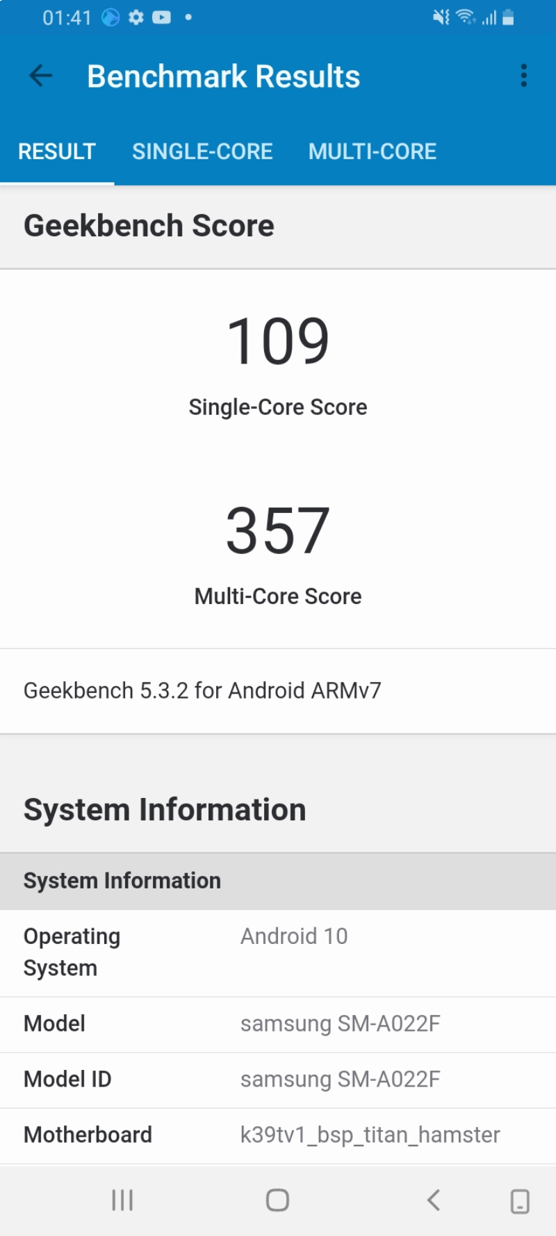 Điểm Geekbench Điểm Geekbench