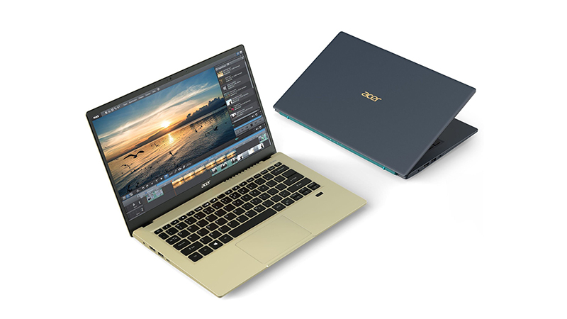 Acer Swift 3X có thiết kế đơn giản nhưng không gây nhàm chán