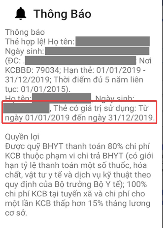 Thời hạn thẻ