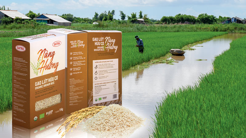Gạo lứt hữu cơ Nàng Hương