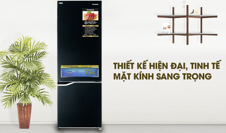 Tủ lạnh Panasonic Inverter 290 lít NR-BV320GKVN thiết kế sang trọng, hiện đại