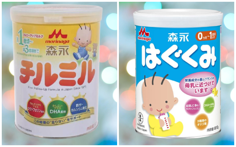 Sữa bột Morinaga có hai dạng phân khúc sữa trên thị trường