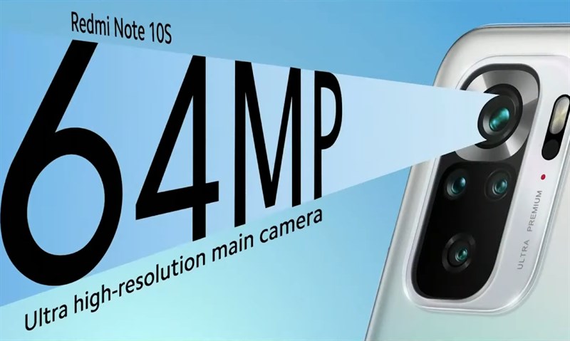 Camera of Xiaomi Redmi Note 10s Depth camera has 2 MP resolution, f / 2.4 focal length.