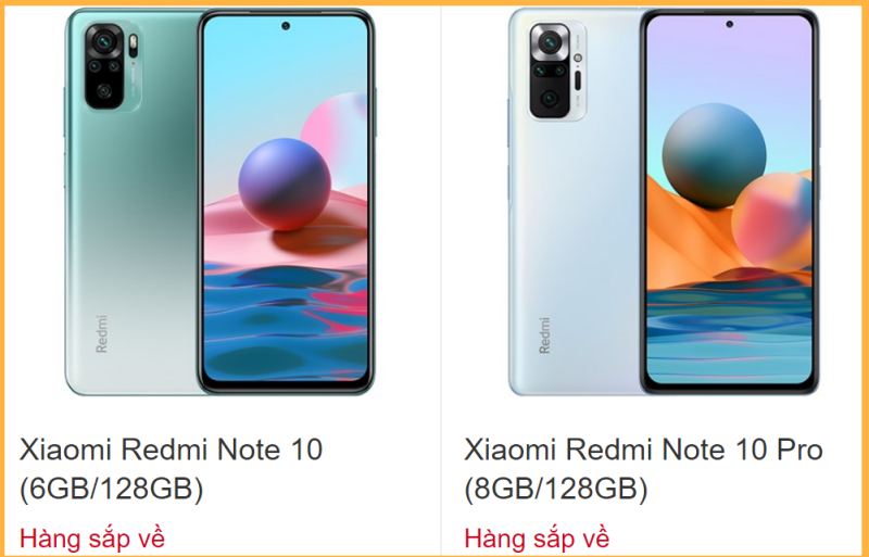 Xiaomi Redmi Note 10 và Note 10 Pro sắp được mở bán tại Thế Giới Di Động
